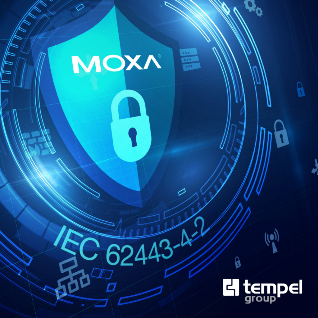 Moxa ha obtenido la primera certificación del mundo IEC 62443-4-2 para sus dispositivos de la SERIE EDS-4000 / G4000