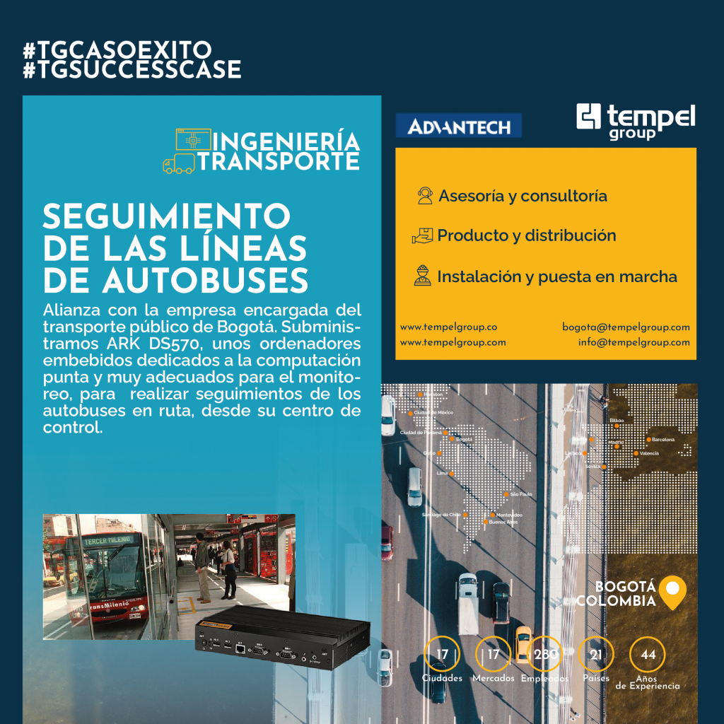Seguimiento de las líneas de autobuses