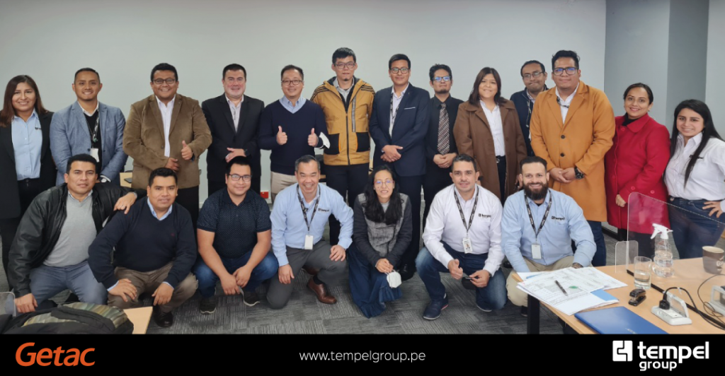 La visita de Getac a la oficina de Lima tenía, como objetivo conocer nuestras novedades y estrategia comercial