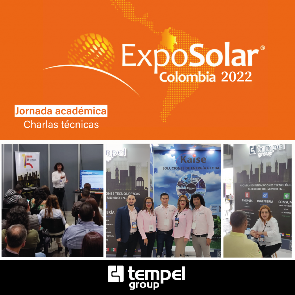 El objetivo de nuestra participación en Expo Solar Colombia, es conocer el desarrollo del mercado del país