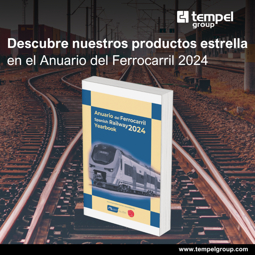 Un año más, Tempel Group participa en el #AnuariodelFerrocarril 2024. Este año es más especial que nunca, pues celebramos casi 30 años de su edición impresa (1995-2024).