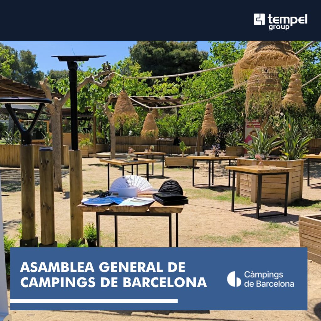 Tempel Group se une a la Asociación de Campings de Barcelona y presenta innovador proyecto de iluminación solar