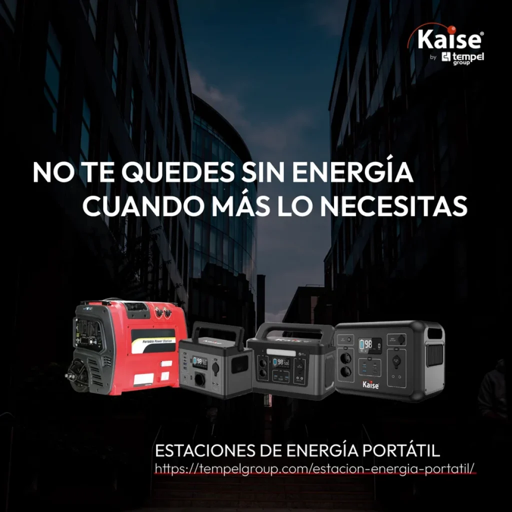 No esperes al próximo apagón para actuar. Las baterías portátiles Kaise están pensadas para ofrecerte autonomía, seguridad y tranquilidad donde sea que estés